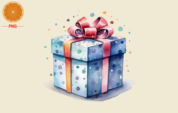 Black Friday Gift Box Watercolor Illustrations Review