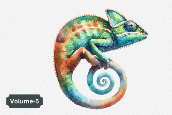 Chameleon Watercolor Art Volume 5: Illustrations Review
