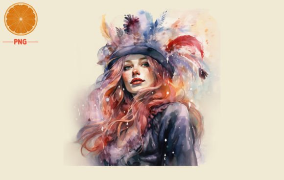 New Year's Celebrate Watercolor Illustrations Review