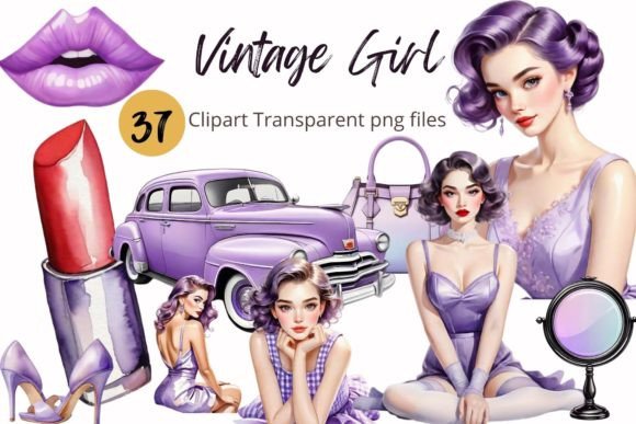 Vintage Girl Watercolor Sublimation: Illustrations Review