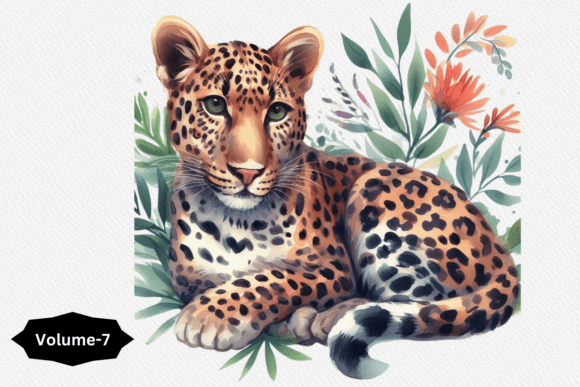 Watercolor Leopard Clipart Vol 7 Review
