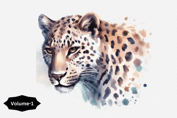 Watercolor Leopard Cliparts Volume 1: Illustrations Review