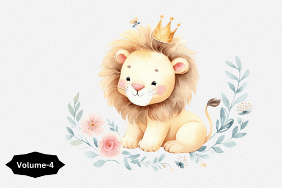 Watercolor Lion Cliparts Volume 4 Illustrations Review