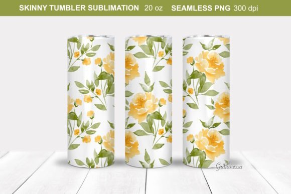 Watercolor Roses Tumbler Wrap Design Review